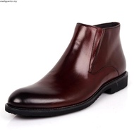 113153 dan 9935 Johnson Shoes mix leather double zipper ankle boots