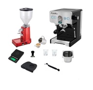 Paket mesin kopi lengkap | Ferrati Ferro FCM 3605/grinder N500+Barista Tools
