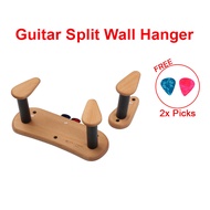 Guitar Split Wall Hanger | Electric Acoustic Violin Gitar Akustik Elektrik / Pemegang Gitar Dinding