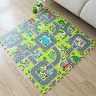 Puzzle Carpet Highway motif eva puzzle Mat 9pcs