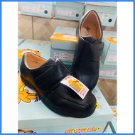 ✈ ⊙ MALL PULL-OUT GARFIELD KIDS BLACK SHOES