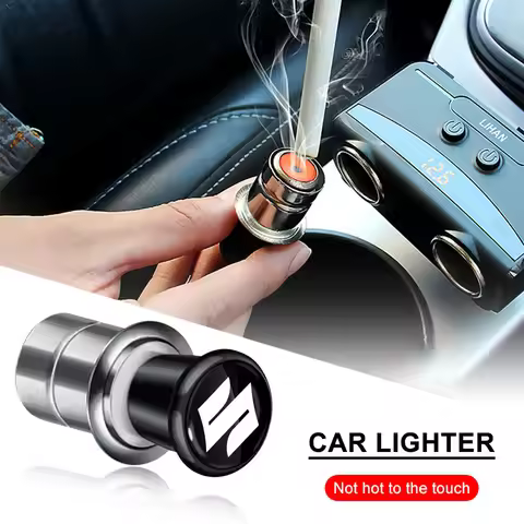 Car Auto Interior Cigarette Lighter Power Plug Emblem Accessories for Suzuki Grand Vitara Alto Acros