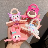 Sanrio Cinnamoroll toys Hair Clip Female Kuromi Melody Grip Clip Shark Clip Hair Clip Action Figures Girls Hair Accessories Gift