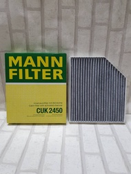 กรองแอร์ ชาโคล Audi Q5 8R ( 2008 - 2017 ) ทุกรุ่น Mann Filter CUK 2450 / CUK2450 มีคาร์บ