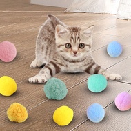 atta 1Pcs Pet Cats Colorful Elastic Ball Toy for Indoor Outdoor Cats Training Exercise Ball