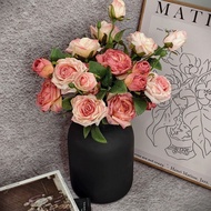 Hot-selling Multi-Headed Frayed Edge Rose Bouquet, Girl's Heart, High-End Faux Flower ins Style Livi