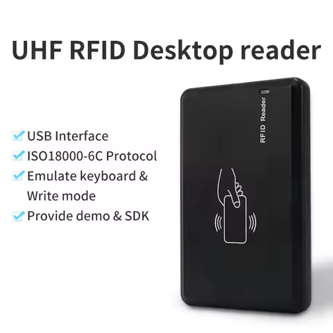 UHF RFID 860-960Mhz ISO18000-63 EPC C1GEN2 Reader And Writer Card Encode With Mini USB Interfance