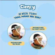 ✹[Malaysia Ready Stock] Clency Baby Newborn FaceMask Faceshield Soft Edges Sponge Face Mask Face Shield