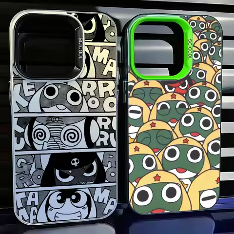 Cartoon Keroro Gunsou Phone Case For iPhone 17 16 15 14 13 12 11 mini Pro Max X XR XSMAX 8 7 Air Plu