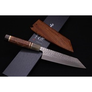 🇯🇵黑崎優 閃光 文化 (劍形三德刀)  搭配 高規花梨木鞘 180mm 日本高級廚刀
