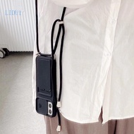 LIDU1 Multifunctional Phone Holder Case With Card Slot And Neck Strap For Phone 15