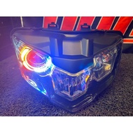 Y15ZR V2 135LC V8 EAGLE EYE LED HEAD LAMP MATA HELANG LUMPU DEPAN CUSTOM PNP