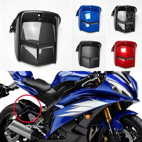 Fit For Yamaha YZF R6 YZF-R6 2006-2023 YZFR6 Motorcycle Rear Fender Hugger Cover Rear Mudguard Guard