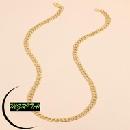 MARITA1 Gold Plated Necklace, Metal Multiple Sizes 18K Gold Necklace, Suddenly Rich 18K Gold Gold Pl