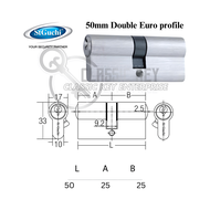St Guchi Euro Double Key Profile Cylinder (Size 50mm)