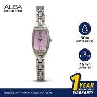 Jam Tangan Stainless Rantai Kecil Wanita Silver Alba AC3Q81 Quartz