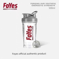 water bottle bottle Foyes Shaker Cup Sports Fitness 500ml with Scale Sports Water Cup Foyes Dedicate