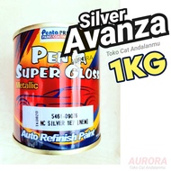 Penta Super Gloss 1Kg Silver Avanza Xenia Silver 1E7 Car Motorcycle Bicycle Paint Gloss Toyota Avans