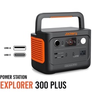 Jackery power station แบตเตอรี่สำรองไฟ 220V ความจุ 288Wh ( รุ่น 300 PLUS) ชาร์จเต็ม 1.8 ชั่วโมง มี ม