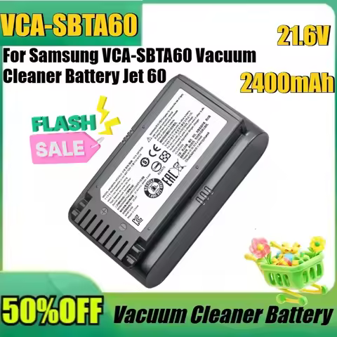 For Samsung VCA-SBTA60 Vacuum Cleaner Battery Jet 60 for Turbo Jet 75E VCA-SBT60 Complete VS15A6031R