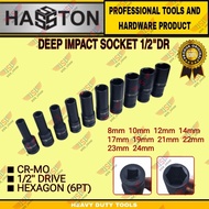 MATA HASSTON Impact Socket Wrench Deep Impact Socket Bit Length 8mm 10mm 12mm 14mm 17mm 19mm 21mm 22