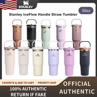 【In stock⚡】Stanley IceFlow 30oz Flip Straw Tumbler Carry Handle Vacuum Insulated Stainless Steel Wat
