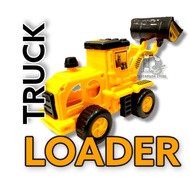 Traktor Dorong Mainan Anak Cowok Eksavator Loader Roller - Mainan