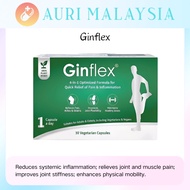 AURI Malaysia Ginflex Veggie Capsule （30 Vegetarian Capsules）Relieve systemic inflammation EXP2028 0