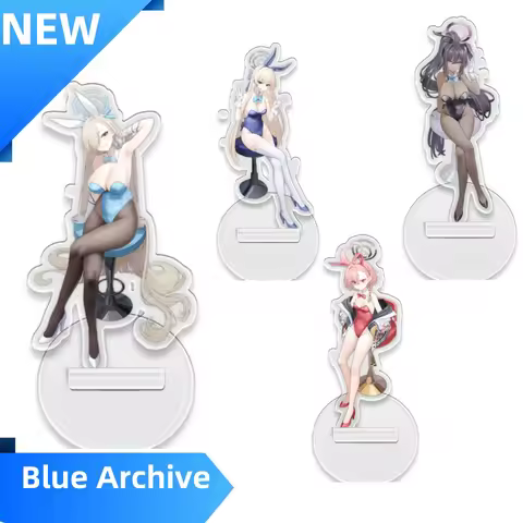 Hot Anime Blue Archive Acrylic Stand Characters Desk Display Standing Halloween 15cm Gift