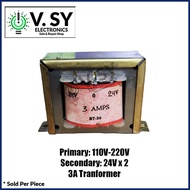 Stallion 110V / 220V AC to 24V 750mA/2A/3A/6A Step Down Transformer 220VAC 24VAC Stepdown