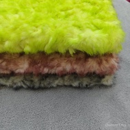 Ada Stok Bunga Fox Dalmatian Petua Rambut Tiruan Rambut Dalmatian Baldu Dalmatian Emas Disikat Berwa