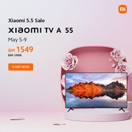 Xiaomi TV A 55" 4K | Dolby Audio, Bezel-less design, 360° Bluetooth remote control