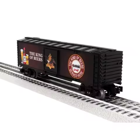Budweiser Illuminated Bar Sign 2 O Gauge Model Train Boxcar
