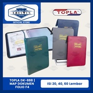 F4 Folio Document Folder | Topla DK-888 Document Keeper Folio
