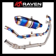 RAVEN CFMOTO 250NK LITE Exhaust 250NK 250SR Stainless Steel Power Box Titanium Motorcycle Exhaust
