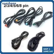 XUESHANN Electric Bicycle Ebike Wire, Copper Male to Female M8 Waterproof Connector Wire, Multifunct