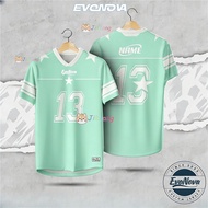 (Free custom) New Design Coquette Pink Jersey Baju Tshirt Lelaki Quick Dry Full Sublimation Microfib