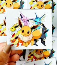 💖WATERPROOF💖 Eevee Family Luggage / Laptop Sticker #652