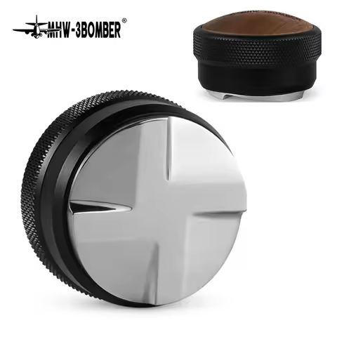 MHW-3BOMBER Coffee Tamper Leveler Tools Espresso Tamper Stainless Steel Coffee Distributor Barista A