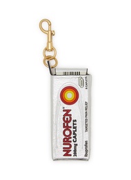ANYA HINDMARCH NUROFEN LEATHER KEYRING CHARM