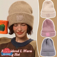 [3-5 DAYS DELIVERY]Thickened Woolen Knit Hat - Warm Ear Protection Face Slimming Beanie for Large He