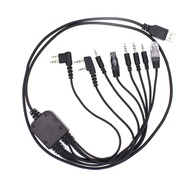 USB programming data cable 8IN1 work with BAOFENG /HYTERA/ TK/TYT 8 in 1 programming frequency cable