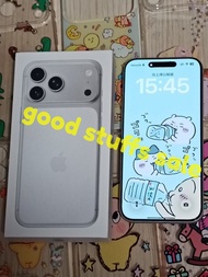香港行貨Apple iPhone 17 Pro Max 256GB silver 銀色 保養期至2026年12月 即日交收送全新防窺9H防爆屏幕貼
