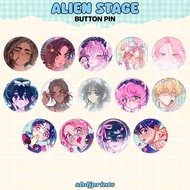 Alien Stage - ALNST - MiziSua IvanTill HyuLuka | Button Pin | Can Badge | 58mm | 2.25inch pt 3