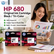 PMBOOK HP 680 Original Ink Cartridge Black / Tri-Color Colour Ink Printer Cartridge Dakwat Printer H