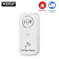 KERUI Wireless Water Sensor 90db นาฬิกาปลุกน้ำเครื่องตรวจรอยรั่ว Leak Alert การตรวจสอบการรั่วไหล Sensitive Leak และหยดนาฬิกาปลุกสำหรับ Home