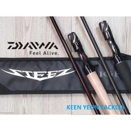 22'& 23' DAIWA STEEZ SPINNING/ BAITCASTING FISHING ROD ( limited 1 year warranty )