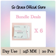 (Exp : Jan 2025) Herstime Ultra thin Anion Chip Sanitary Pads (Day Use) Pack of 6 超薄无味负离子芯片卫生棉卫生巾（日用