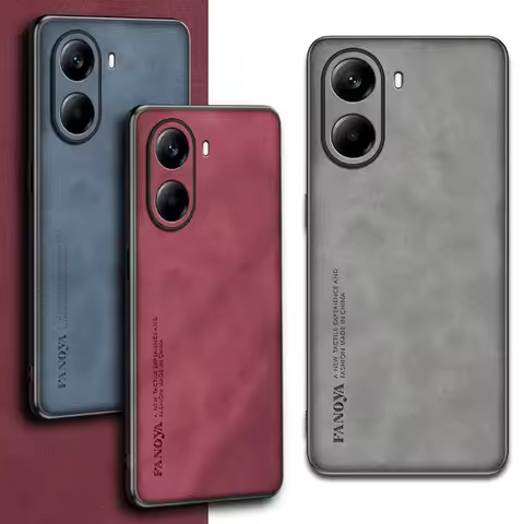 Plain leather comfortable suede case For For POCO X7 Pro poco x7 POCO F6 Pro F6 M6 4G X6 Pro F5 Pro 