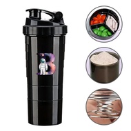 500 Gym Shaker Bottle ML - Shaker Drinking Water Bottle BPA-Free Fitness Shakerbebas